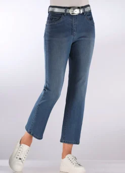 Clearance BADER Jeans mit trendigen Ziernieten JEANSBLAU