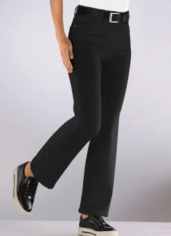 Sale BADER Jeans mit weitem Beinverlauf SCHWARZ