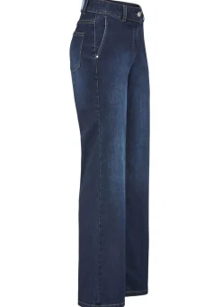 BADER Jeans mit weiterem Beinverlauf DUNKELBLAU