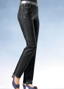 Hot ASCARI Jeans mit weiterem Bundumfang SCHWARZ