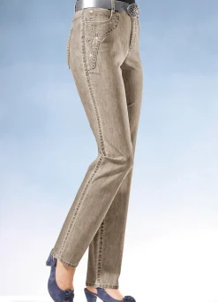Sale ASCARI Jeans mit weiterem Bundumfang SAND