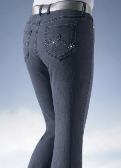 Online ASCARI Jeans verziert mit funkelnden Strasssteinen DUNKELBLAU