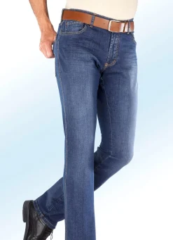 Outlet FRANCESCO BOTTI Jeans von "" mit Dehnbund in 3 Farben JEANSBLAU