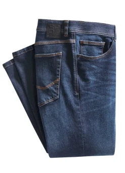 Outlet BADER Jeans von "Redpoint" mit Dehnbund in 4 Farben JEANSBLAU