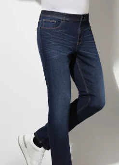 Hot BADER Jeans von "Redpoint" mit Dehnbund in 4 Farben DUNKELJEANS