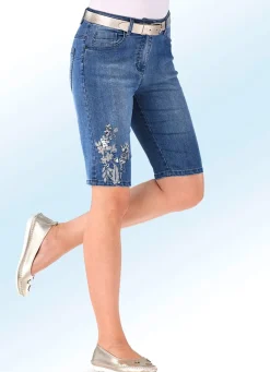 New BADER Jeans-Bermudas JEANSBLAU