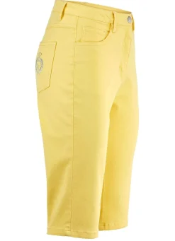 Hot BADER Jeans-Bermudas GELB