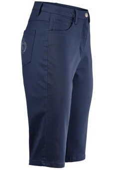Discount BADER Jeans-Bermudas DUNKELBLAU