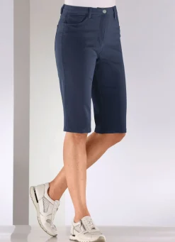 Discount BADER Jeans-Bermudas DUNKELBLAU