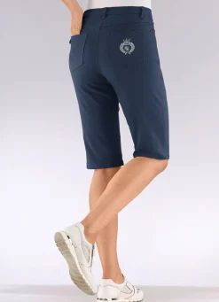 Discount BADER Jeans-Bermudas DUNKELBLAU