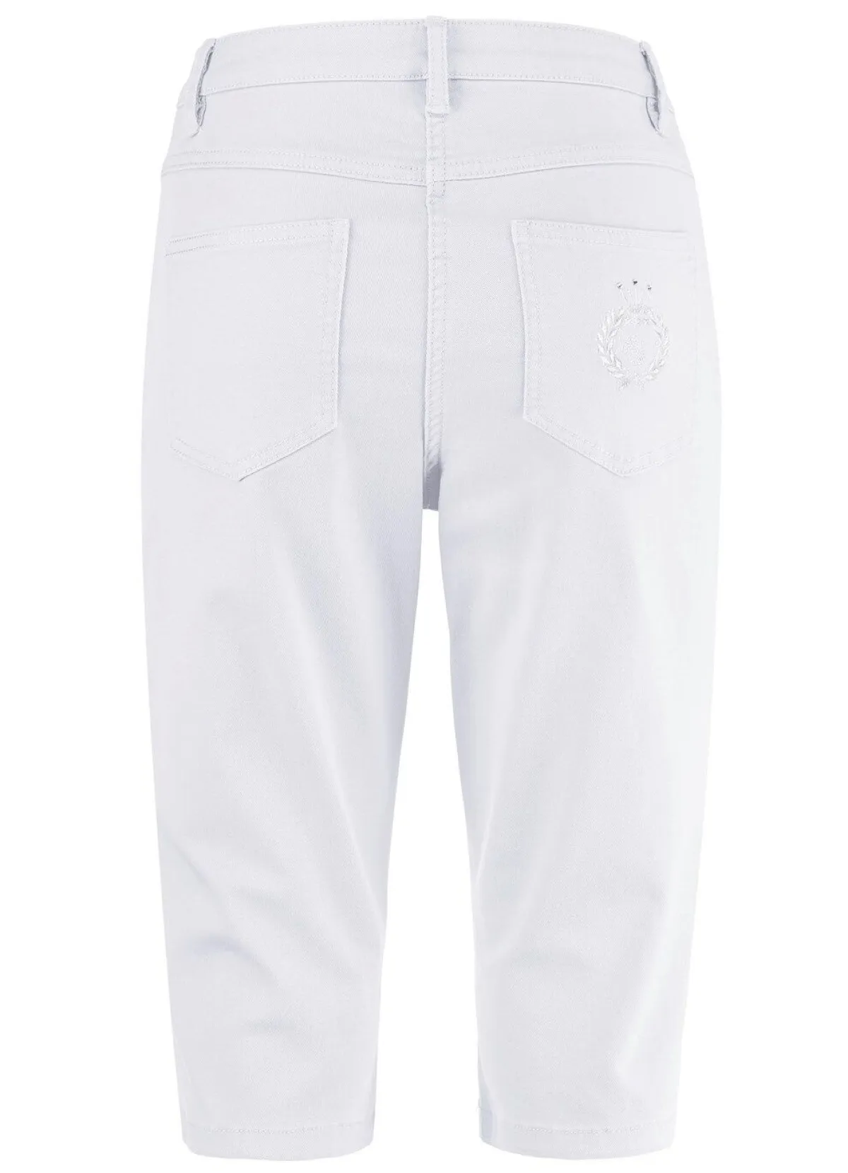 BADER Jeans-Bermudas WEISS