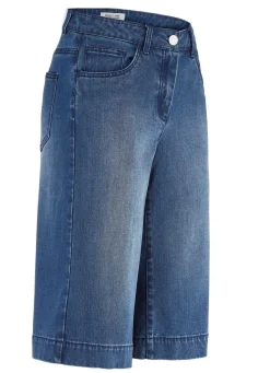 BADER Jeans-Bermudas in 5-Pocket-Form DUNKELBLAU