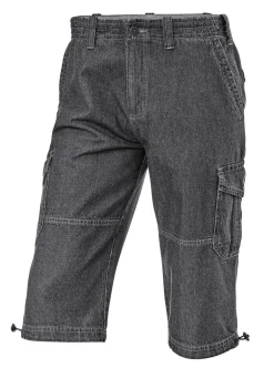 Discount BADER Jeans-Bermudas mit Cargotaschen in 3 Farben ANTHRAZIT