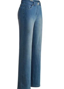 Hot BADER Jeans in aktueller Fingerprint-Dessinierung JEANSBLAU