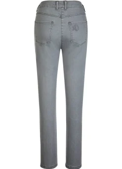 Outlet BADER Jeans in klassischer 5-Pocket-Form GRAU