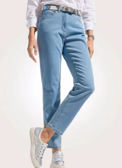 Best BADER Jeans in klassischer 5-Pocket-Form HELLBLAU