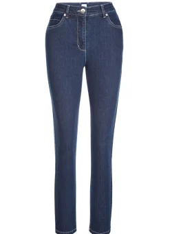Outlet BADER Jeans in klassischer 5-Pocket-Form DUNKELBLAU