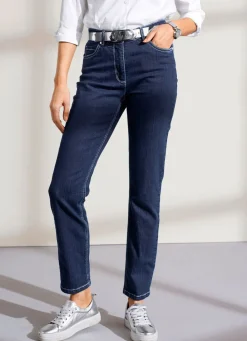 Outlet BADER Jeans in klassischer 5-Pocket-Form DUNKELBLAU