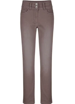 Discount BADER Jeans in 5-Pocket-Form SCHOKOBRAUN