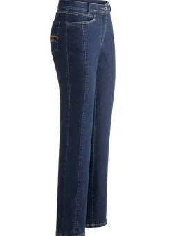 Clearance BADER Jeans in 4-Pocket-Form DUNKELBLAU