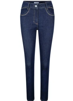 New BADER Jeans in 4-Pocket-Form DUNKELBLAU
