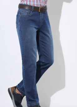 BADER Jeans in 5-Pocket Form in 3 Farben JEANSBLAU