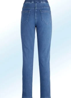 New BADER Jeans in Schlupfform JEANSBLAU