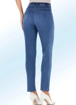 New BADER Jeans in Schlupfform JEANSBLAU