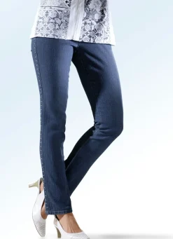 Hot BADER Jeans in Schlupfform JEANSBLAU