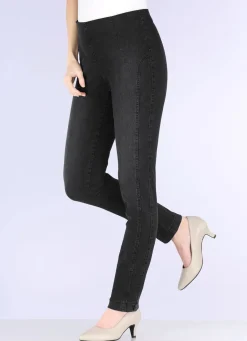 Hot ASCARI Jeans in Schlupfform SCHWARZ