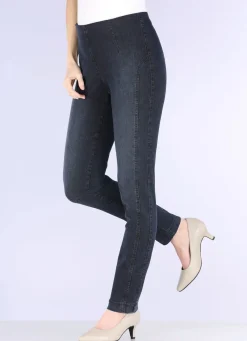 Hot ASCARI Jeans in Schlupfform DUNKELBLAU