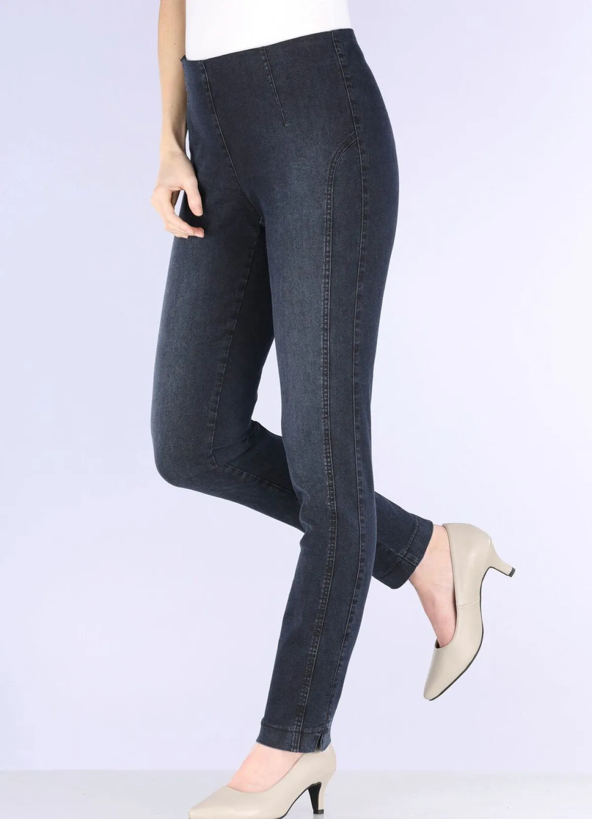Hot ASCARI Jeans in Schlupfform DUNKELBLAU