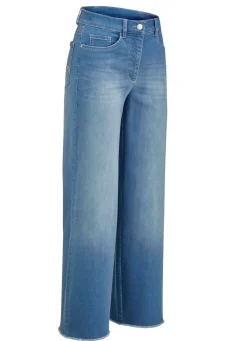 New COSMA Jeans mit modischer Beinweite JEANSBLAU