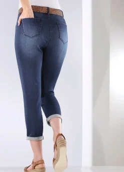 Hot BADER Jeans mit Push-up-Effekt DUNKELBLAU