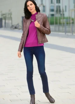 New BADER Jeans mit Push-up-Effekt DUNKELBLAU