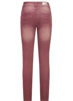 New BADER Jeans mit Push-up-Effekt BORDEAUX