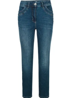BADER Jeans mit trendiger Waschung BLAU