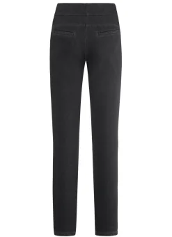 Discount COSMA Jersey-Hose in Denim-Optik SCHWARZ