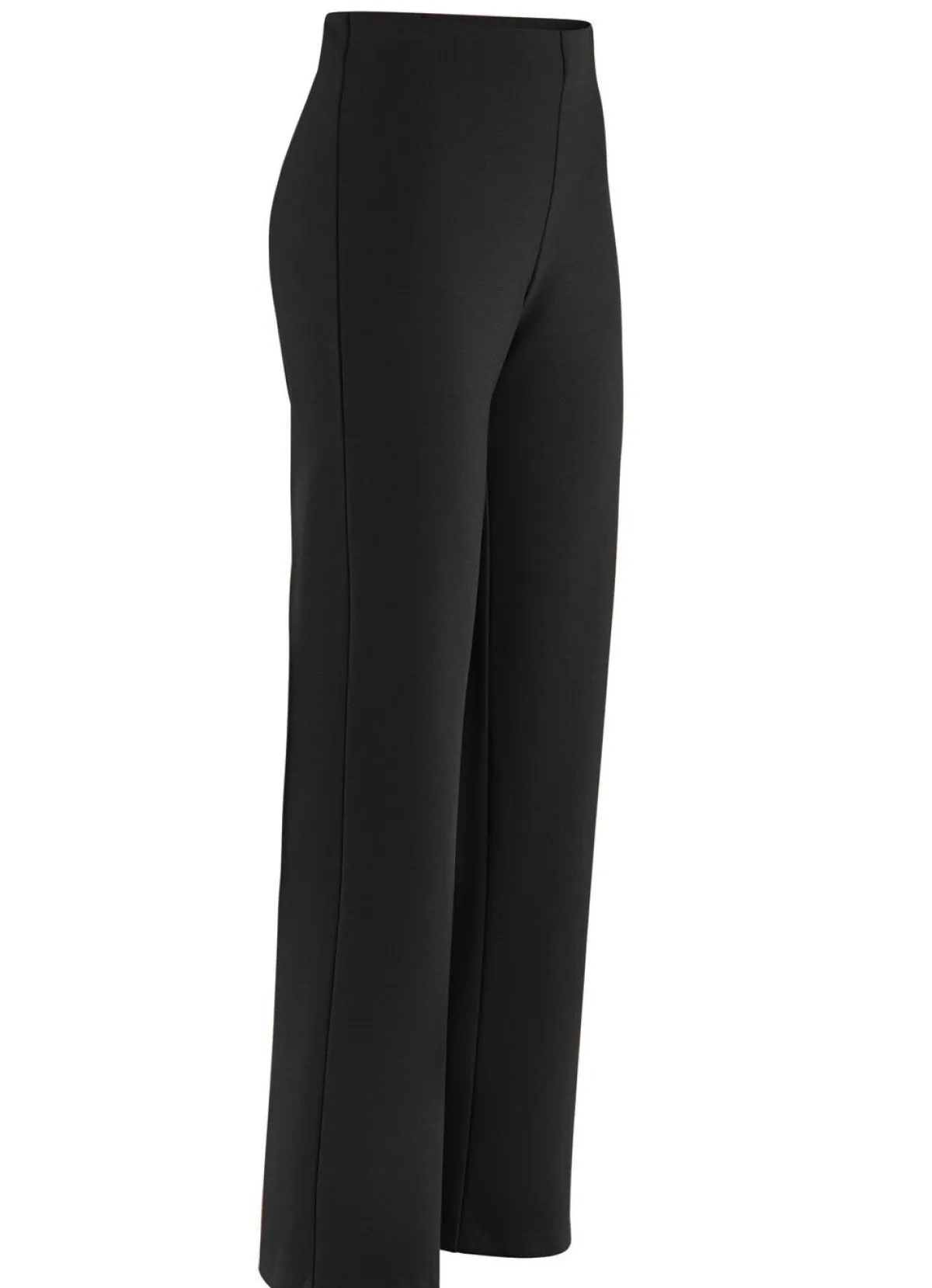 Outlet BADER Jerseyhose mit ausgestellter Fußweite SCHWARZ