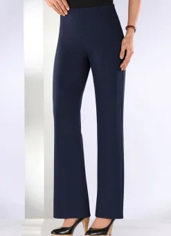 Best BADER Jerseyhose mit ausgestellter Fußweite MARINE