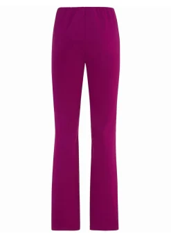 New BADER Jerseyhose mit ausgestellter Fußweite BEERE
