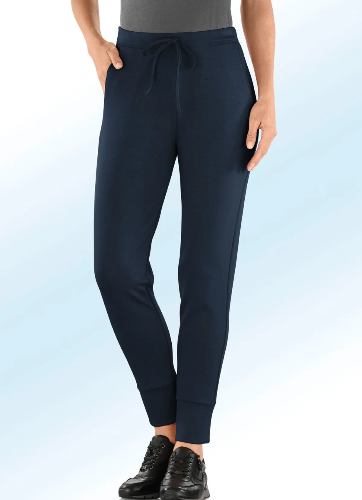 Best KLAUS MODELLE MADE IN GERMANY Jerseyhose im stadttauglichen Joggpant-Style MARINE