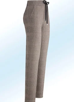 Best ASCARI Jerseyhose in aktuellen Karodessinierungen BRAUN-SCHWARZ