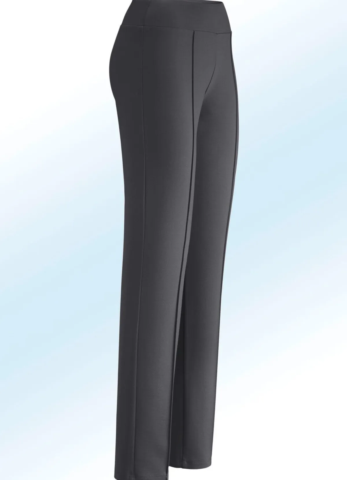 Best BADER Jerseyhose mit höherem, elastischem Formbund DUNKELGRAU