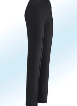 Outlet BADER Jerseyhose mit höherem, elastischem Formbund SCHWARZ