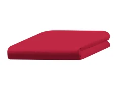 Discount BADER Jersey Spannbetttuch aus festem Zwirngarn bordeaux