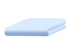 Clearance BADER Jersey Spannbetttuch aus festem Zwirngarn hellblau