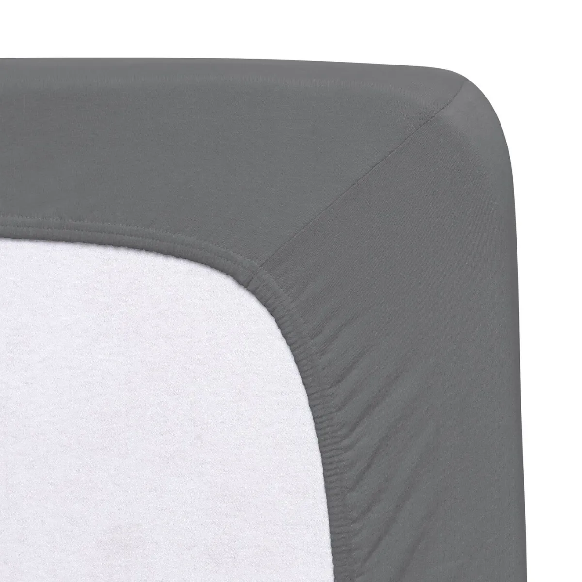 Clearance FLORELLA Jersey-Stretch-Elasthan-Spannbetttücher Excellent von ANTHRAZIT