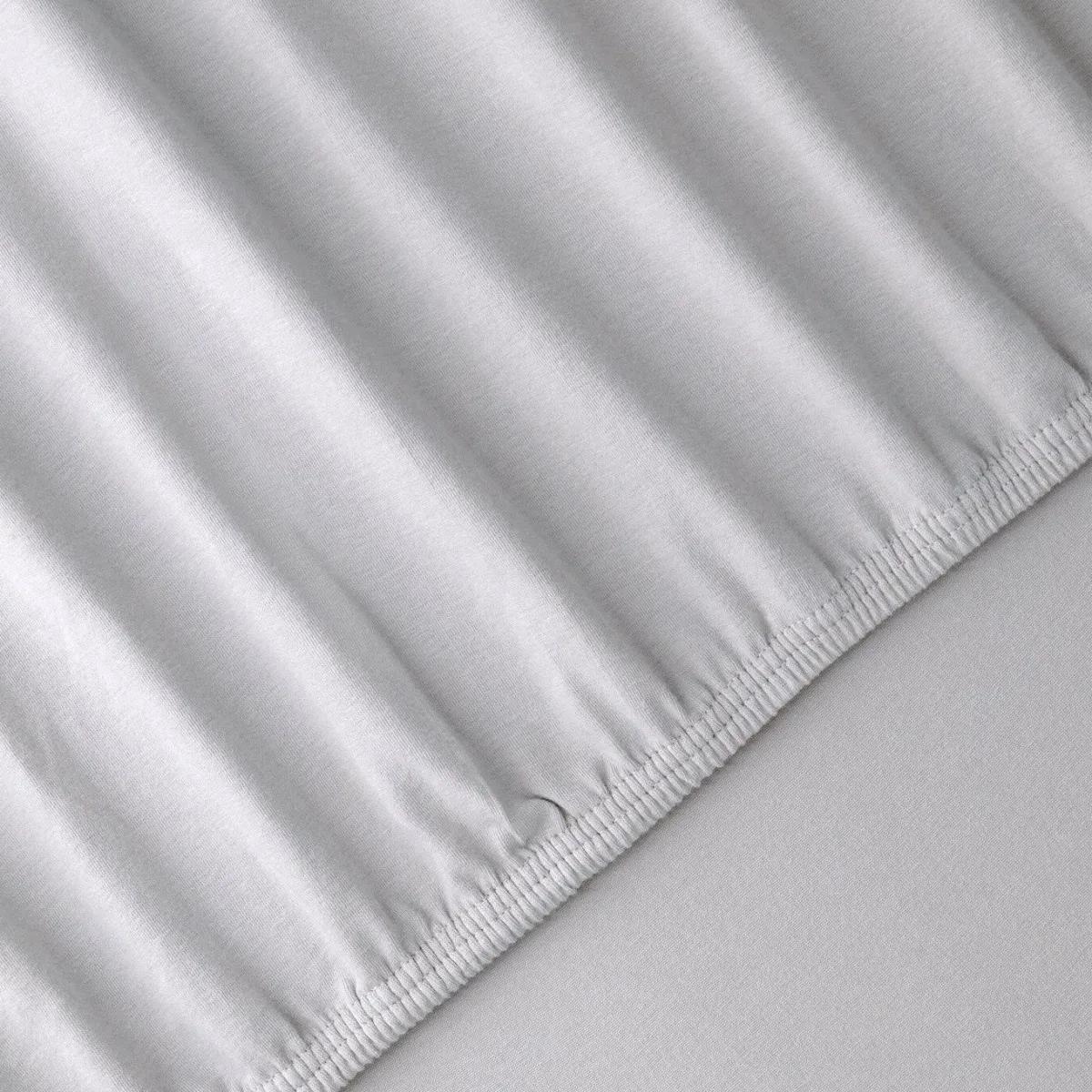 Best FLORELLA Jersey-Stretch-Elasthan-Spannbetttücher Excellent von SILBER