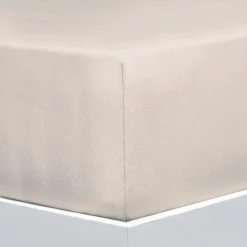 New FLORELLA Jersey-Stretch-Elasthan-Spannbetttücher Excellent von BEIGE